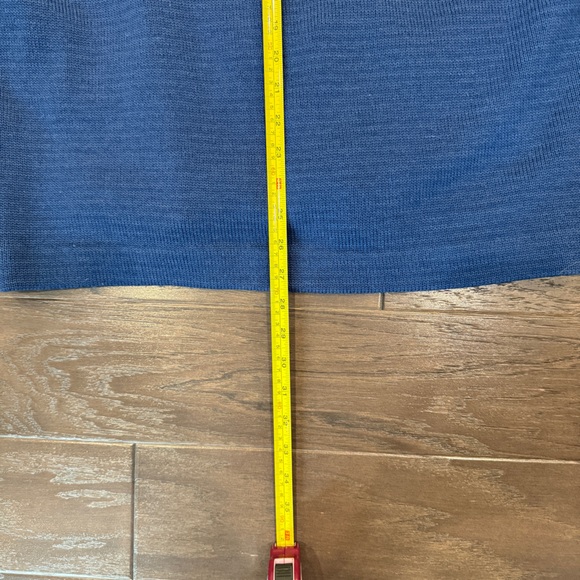 Vintage Varsity Wool Cardigan Sweater – Blue & Yellow Letterman Style (Size 44) - Picture 9 of 13